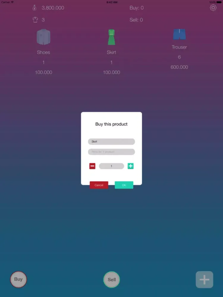 ishop iPad  スクリーンショット