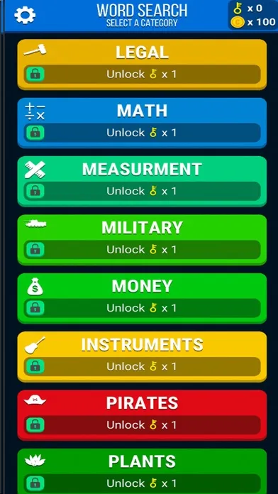 Tangkapan layar Word Cross Puzzles Search