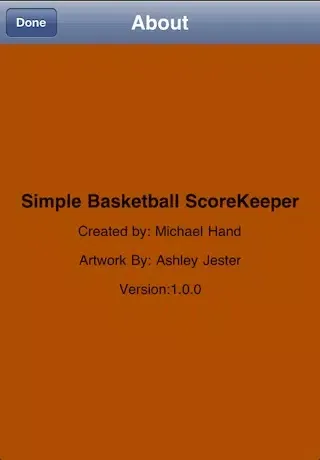 Captures d'écran de Simple Basketball ScoreKeeper