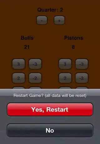 Captures d'écran de Simple Basketball ScoreKeeper
