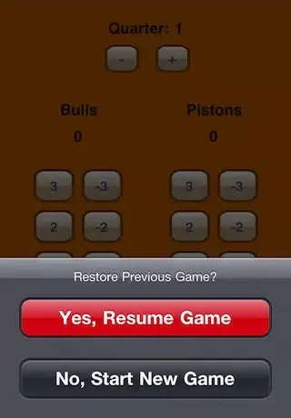 Captures d'écran de Simple Basketball ScoreKeeper