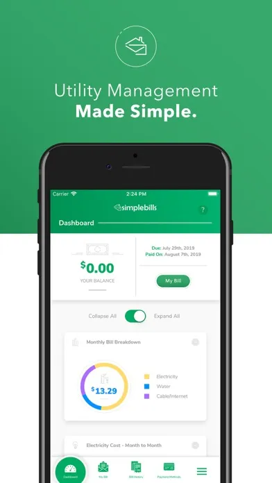 SimpleBills for Residents Screenshots