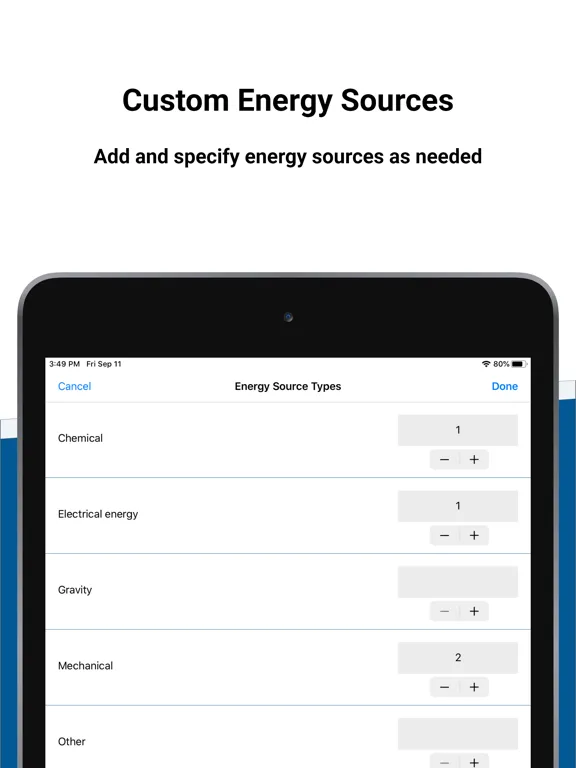 SBN Lockout/Tagout+ iPad  スクリーンショット