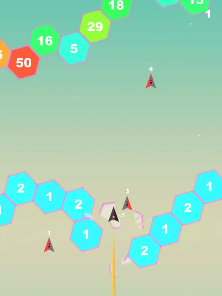 Zrzuty ekranu Plane VS Hexa - Hexagon Game iPad 