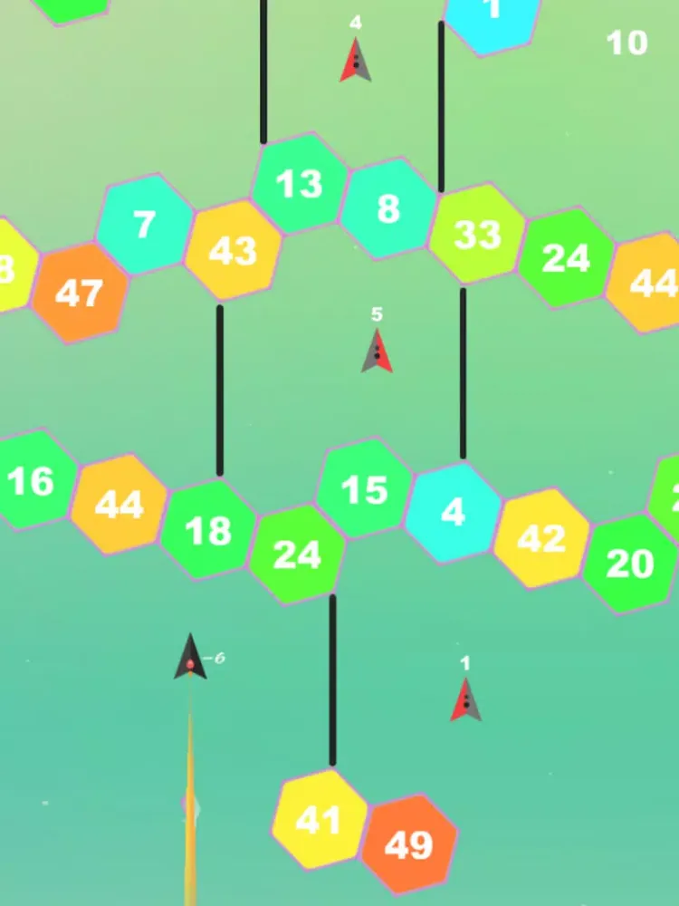 Zrzuty ekranu Plane VS Hexa - Hexagon Game iPad 