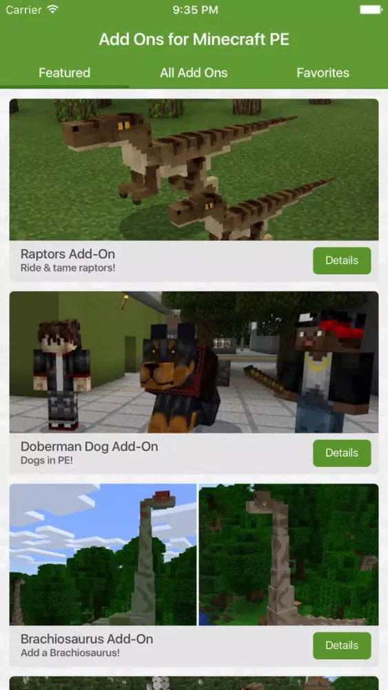 Tangkapan layar Add Ons for Minecraft PE (Minecraft Addons)