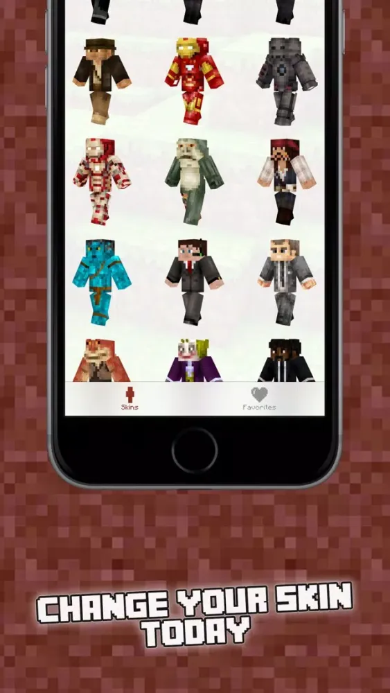 Movie Skins for Minecraft PE (Pocket Edition Superhero Skins) سکرین شاٹس