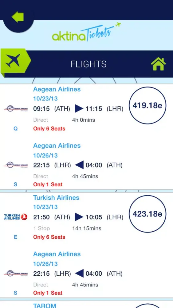 AktinaTickets سکرین شاٹس