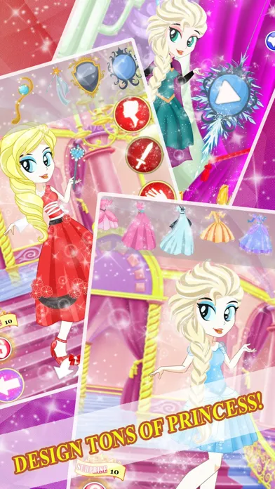 Princess Fairy Tale Dress Up Fashion Designer Pop Games Free for Girls স্ক্রিনশট