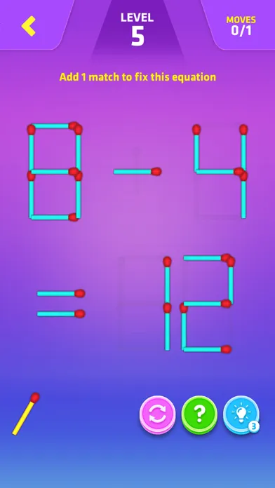 Matches Puzzle Ekran Görüntüleri