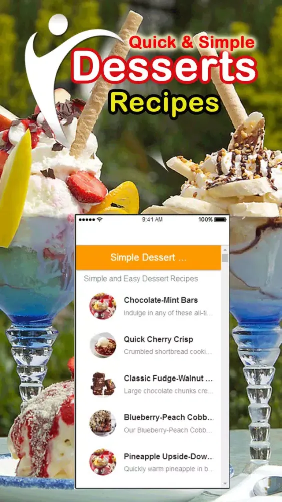 Capturas de pantalla de Simple Easy Desserts Recipes
