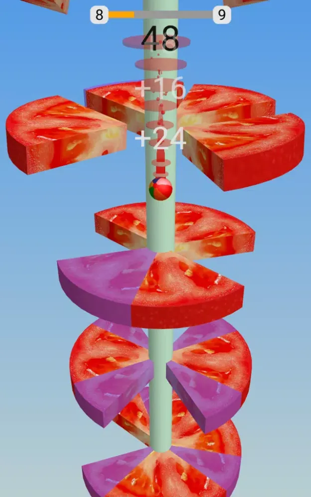 Скриншоты Helix Fruits Fall