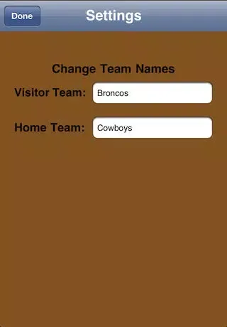 Captures d'écran de Simple Football ScoreKeeper
