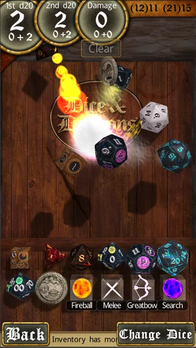 Dice & Dragons - RPG Dice Roller 스크린샷