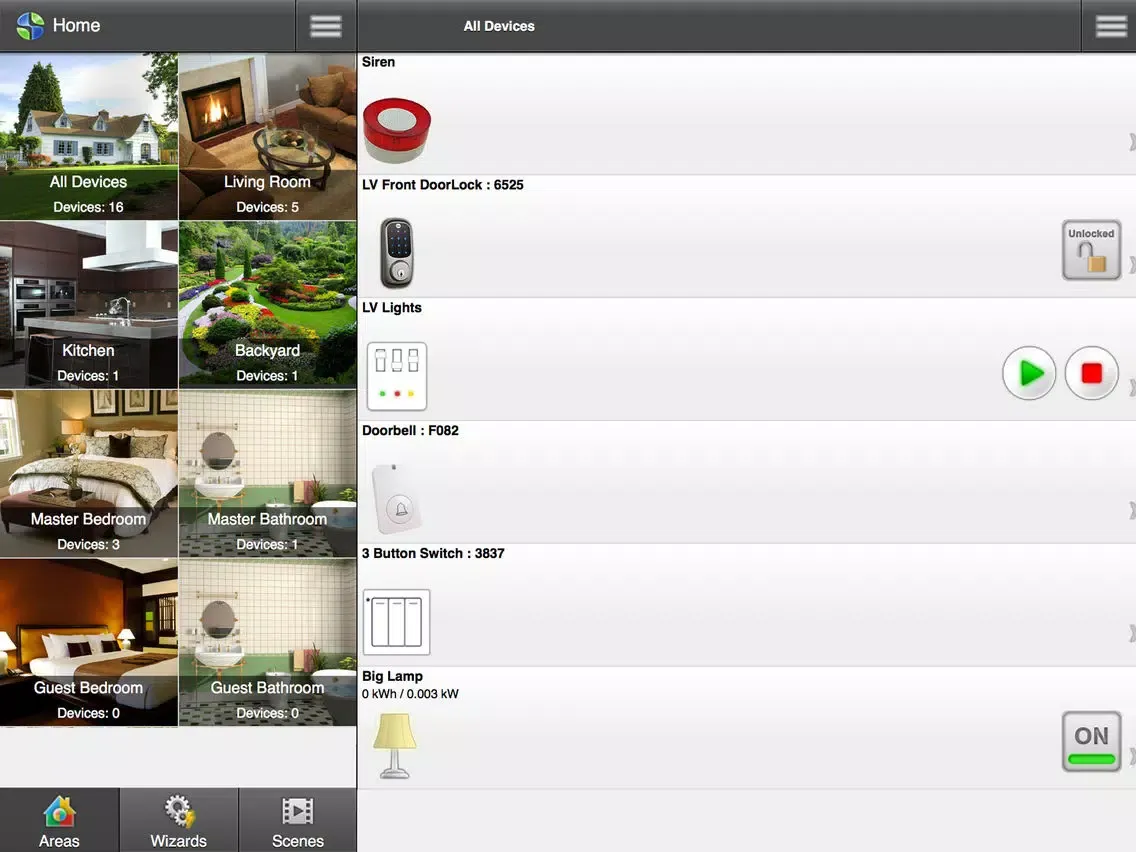 Capturas de pantalla de iSmartenit - Smart Home Automation iPad 