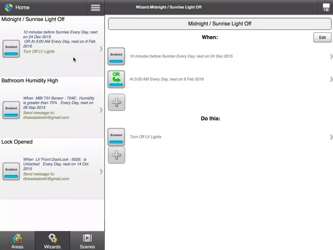 Capturas de pantalla de iSmartenit - Smart Home Automation iPad 