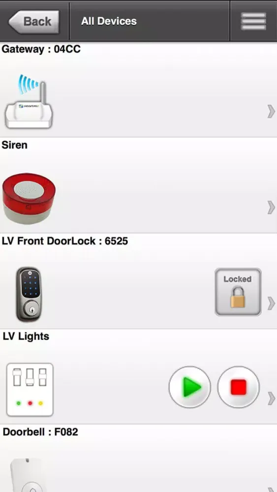 Capturas de pantalla de iSmartenit - Smart Home Automation