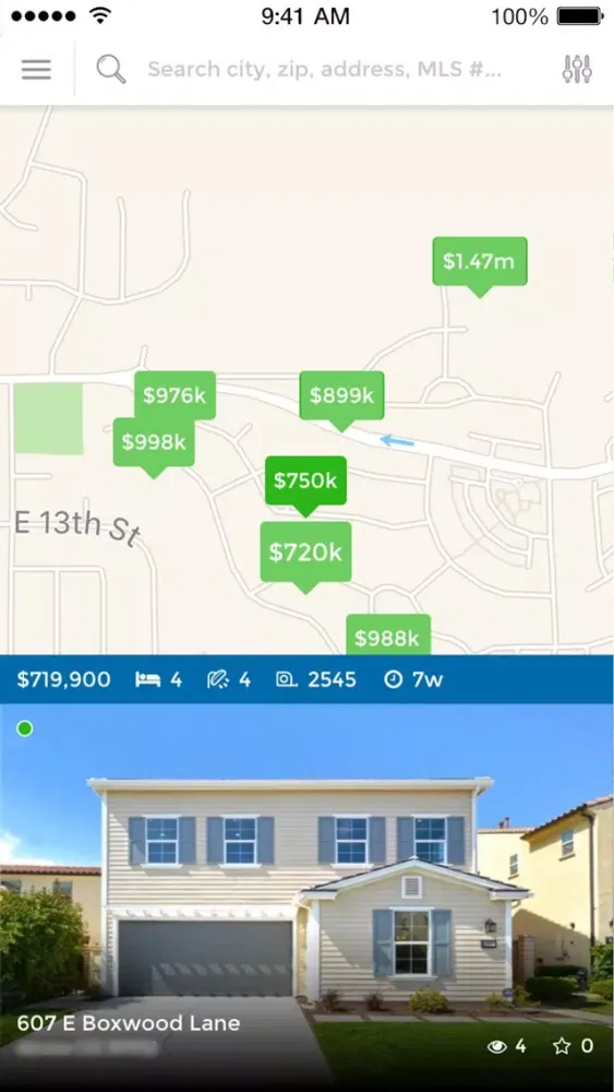 Ảnh chụp màn hình của Simple Home Search