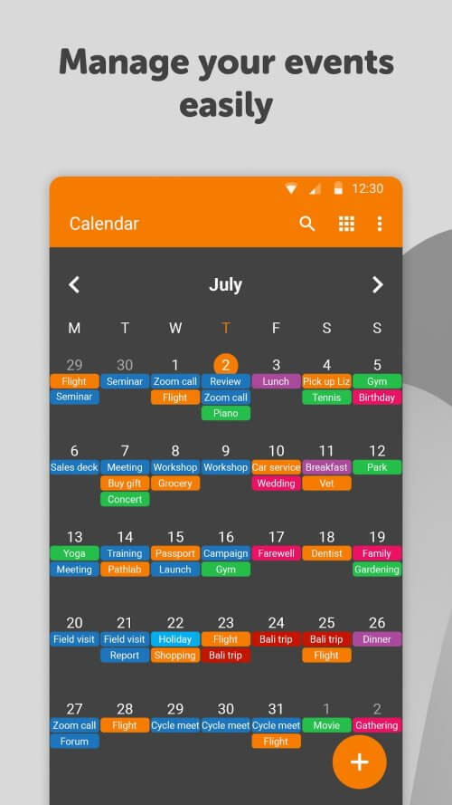 Simple Calendar Pro-screenshot-1