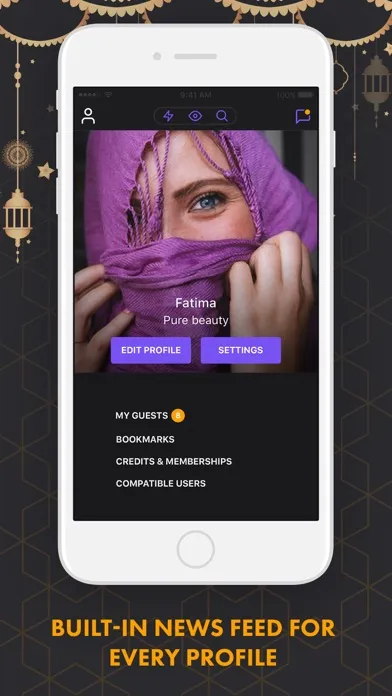 Capturas de tela do Simple Muslim Dating