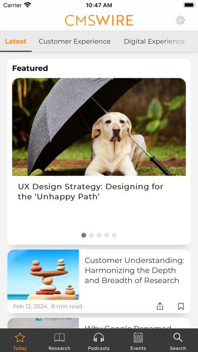 CMSWire Screenshots