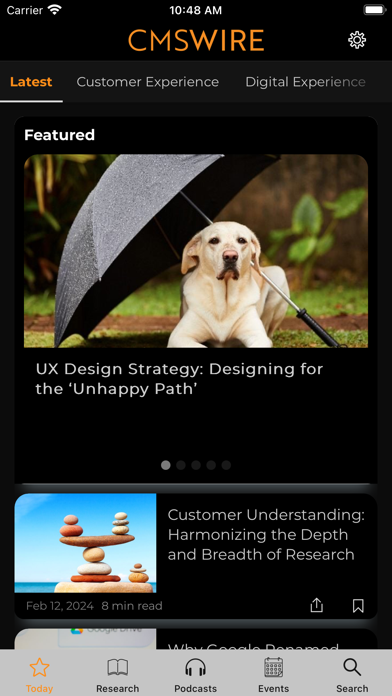 CMSWire Screenshots