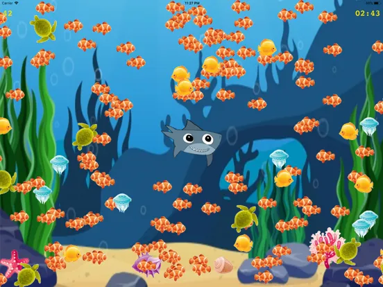 ภาพหน้าจอของ Hungry Sharkie iPad 