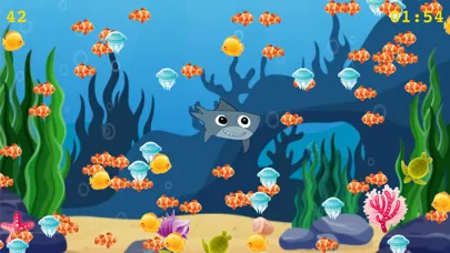 ภาพหน้าจอของ Hungry Sharkie