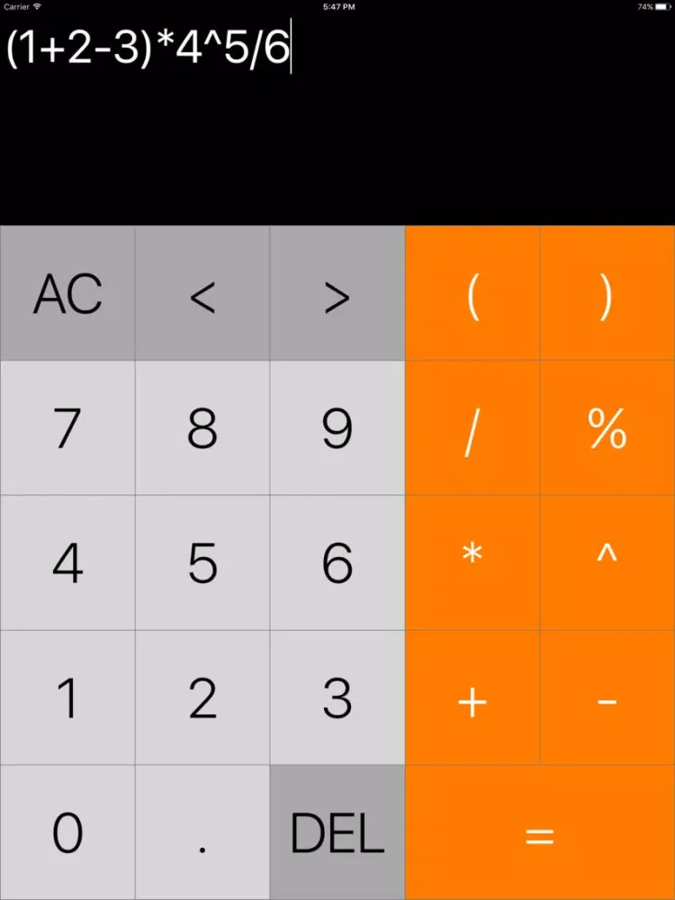 تصاویر Simple WYSIWYG Calc iPad 