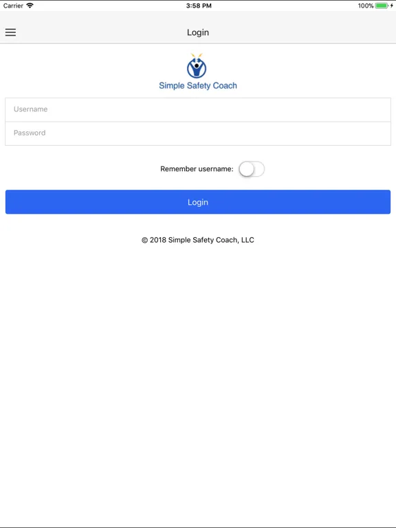 Screenshot di Simple Safety Coach iPad 