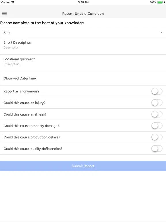 Screenshot di Simple Safety Coach iPad 
