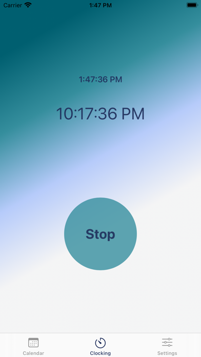 Clocking应用截图