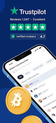 Captures d'écran de Crypto Exchange - Buy & Sell