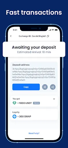 Captures d'écran de Crypto Exchange - Buy & Sell