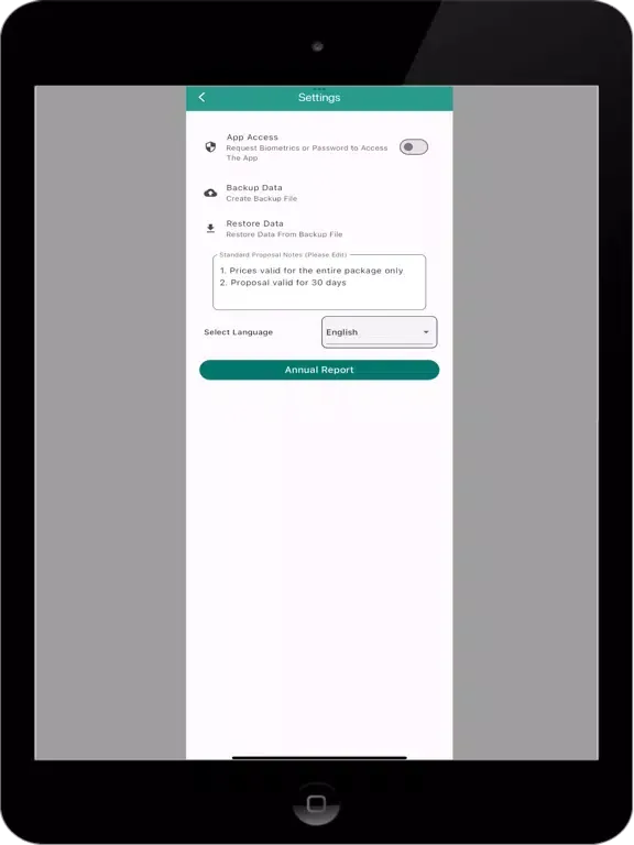 Captures d'écran de Stima by Simplex iPad 