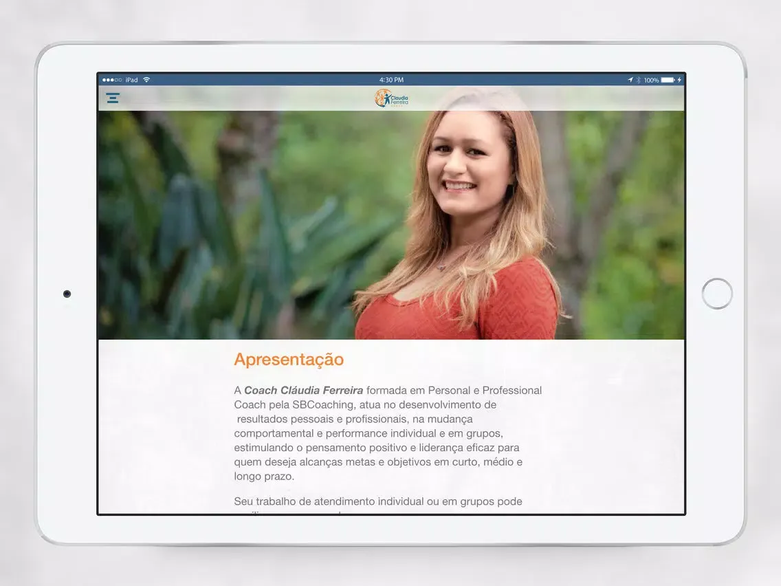 Claudia Coach iPad  স্ক্রিনশট