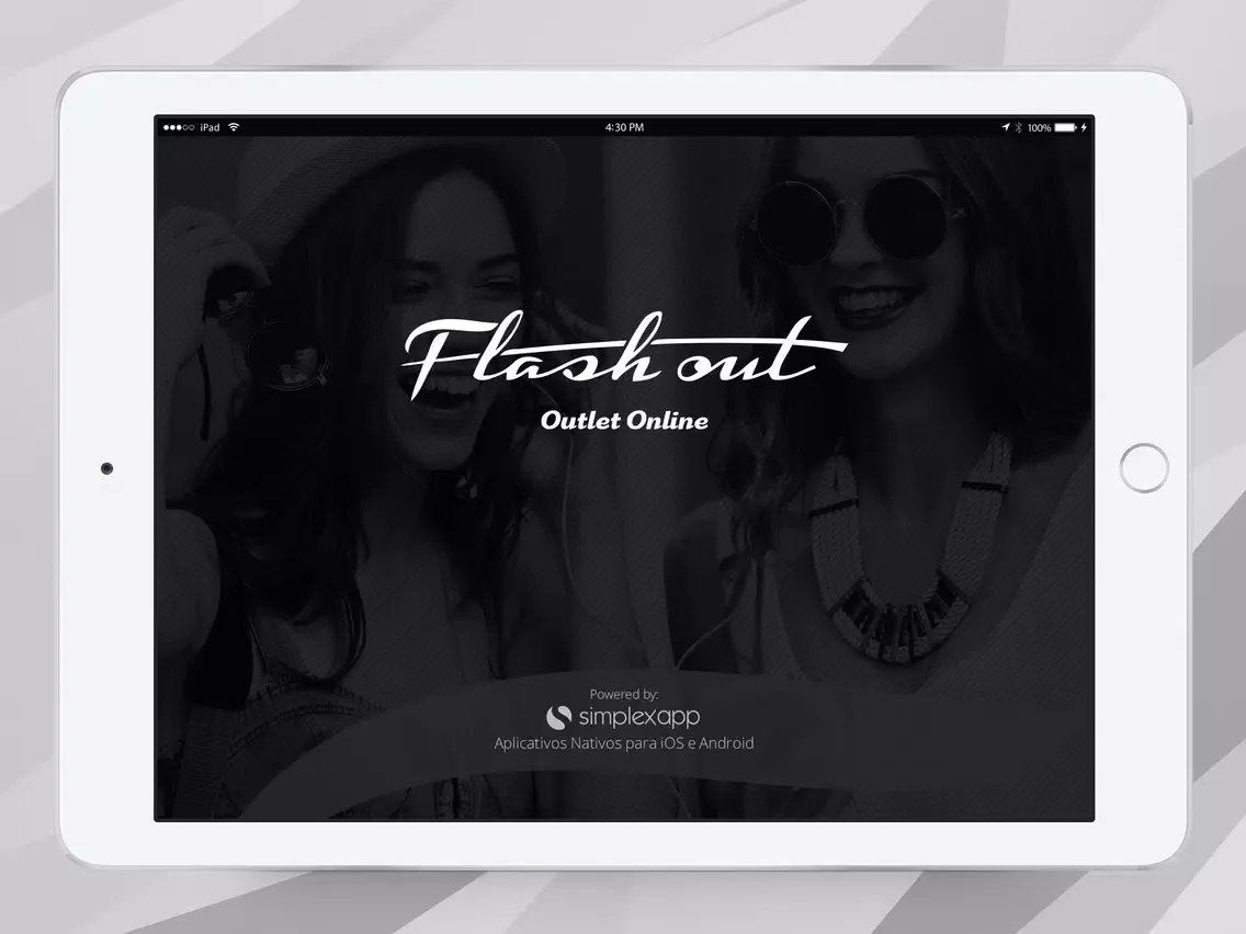 Tangkapan layar Flashout iPad 