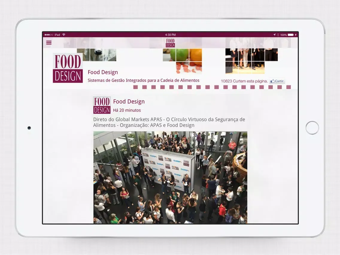 Food Design iPad 應用截圖