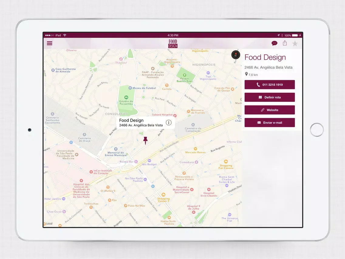 Food Design iPad 應用截圖