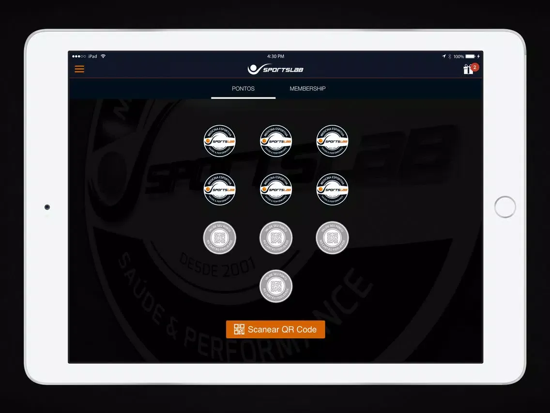 SportsLab iPad  스크린샷