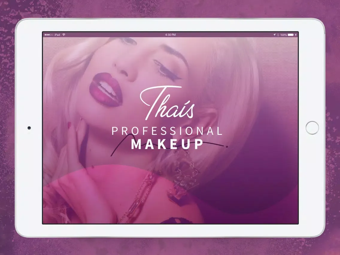 Thaís Professional Makeup iPad 應用截圖