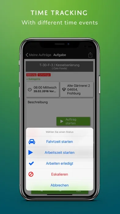 mfr Field Service Management Screenshots