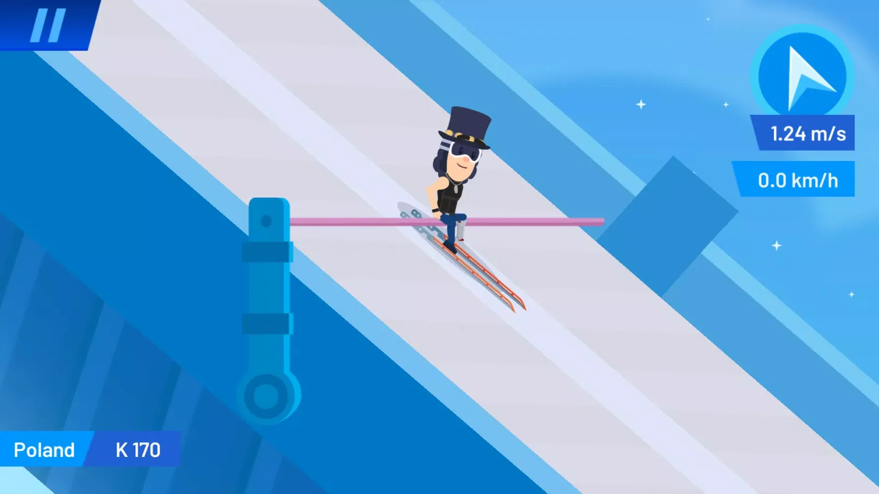 ภาพหน้าจอของ Ski Jump Challenge