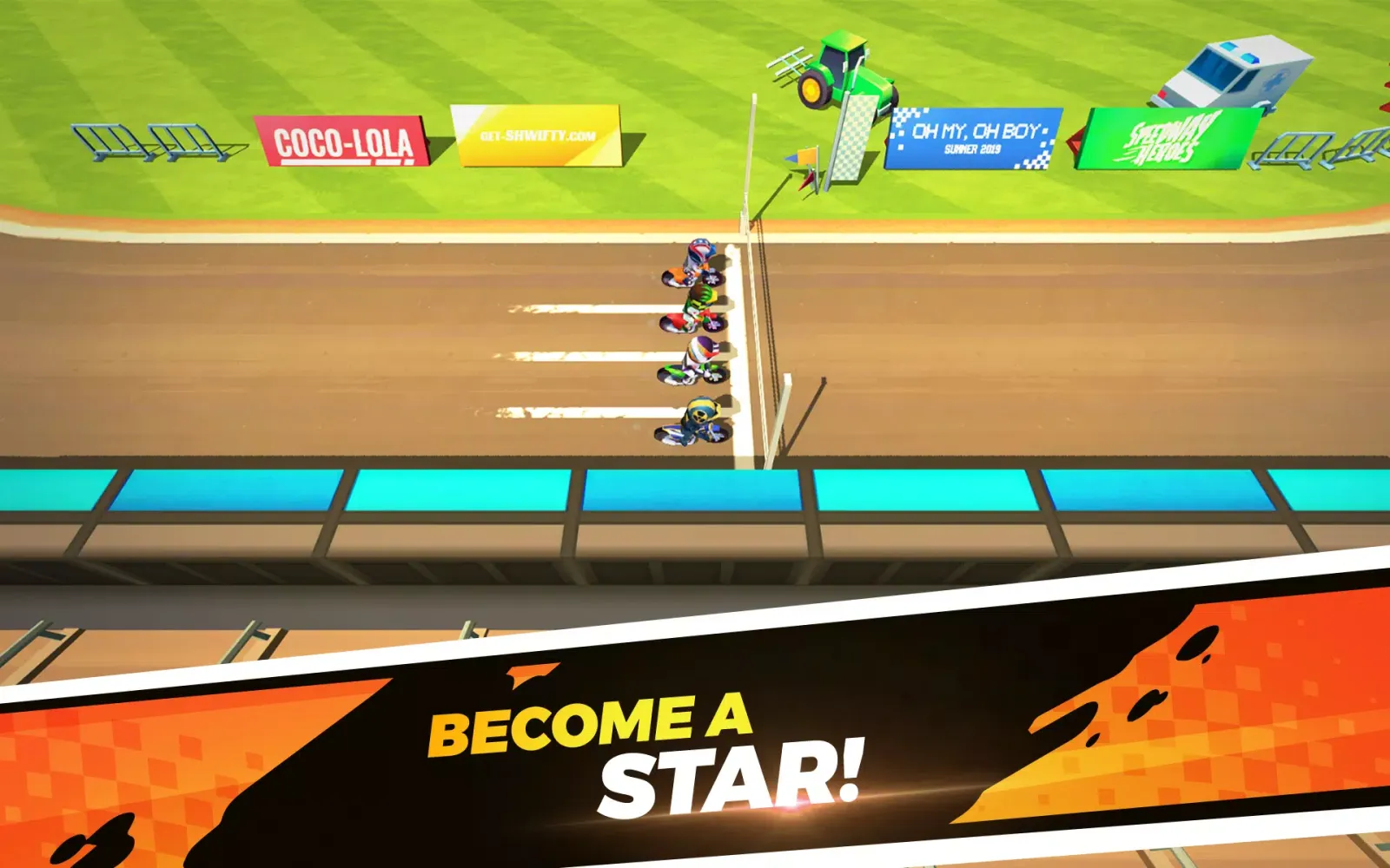 Screenshot di Speedway Heros:Star Bike Games