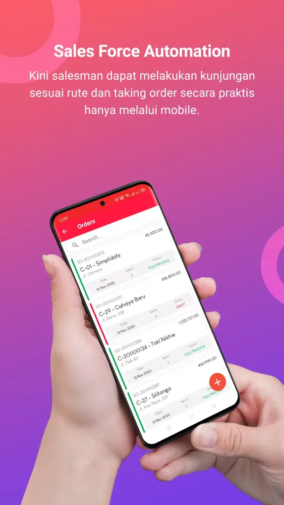 SimpliDOTS SFA Ekran Görüntüleri