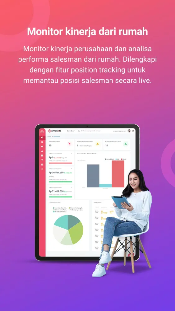 SimpliDOTS SFA Ekran Görüntüleri