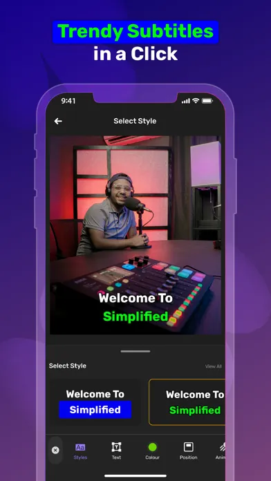 Simplified - AI Video Captions應用截圖