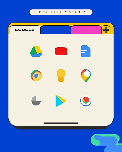 Capturas de tela do Simplified Material Icon Pack