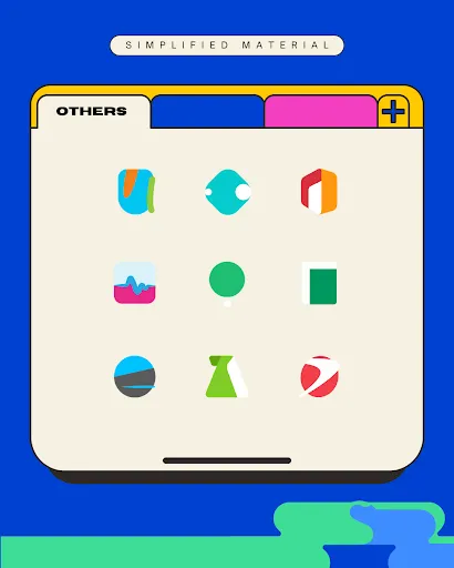 Capturas de tela do Simplified Material Icon Pack