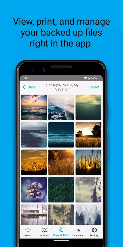 Ảnh chụp màn hình của Picture Keeper Connect